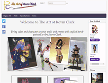 Tablet Screenshot of kc-art.com